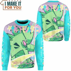 Pokemon Tyranitar Pixel Christmas Sweatshirt Amazing Presents for Pokemon Fans 2
