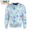 Pokemon Water Seamless Pattern 3D Christmas Sweatshirt, Pokemon Gifts for Adults