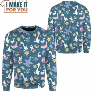 Pokemon Water Seamless Pattern AOV Christmas Sweatshirt Pokemon Gifts for Men 2