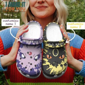 Espeon Umbreon Custom Name Classic Clogs, Exciting Pokemon Gift Ideas