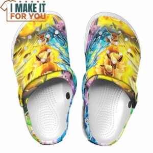 Pokemon Eevee Colorful Classic Clogs Unique Pokemon Gifts 2