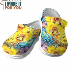 Pokemon Eevee Colorful Classic Clogs Unique Pokemon Gifts 3