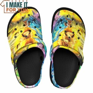 Pokemon Eevee Colorful Classic Clogs Unique Pokemon Gifts 5