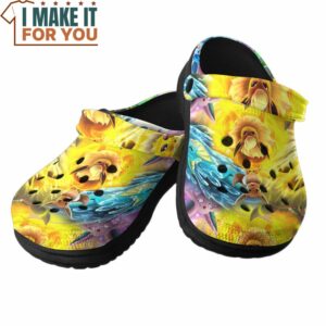Pokemon Eevee Colorful Classic Clogs Unique Pokemon Gifts 6