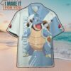 Pokemon Blastoise Hawaiian Button Shirt, Best Pokemon Gifts for Your Loved Ones