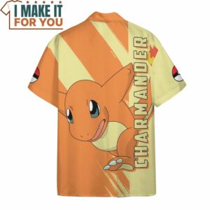 Pokemon Charmander Hawaiian Button Shirt Top Pokemon Gifts for Adults 4
