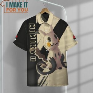 Pokemon Mimikyu Hawaiian Button Shirt Exciting Pokemon Gift Ideas 2