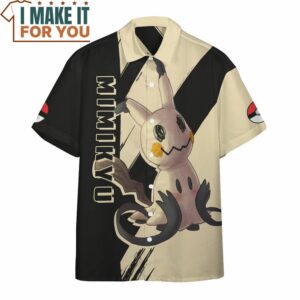 Pokemon Mimikyu Hawaiian Button Shirt Exciting Pokemon Gift Ideas 3