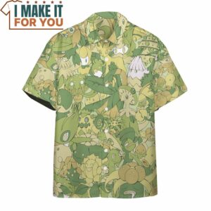 Pokemon Pattern Button Up Shirt Amazing Presents for Pokemon Fans of All Ages 3