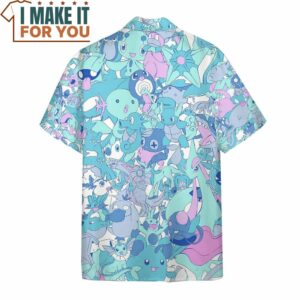 Pokemon Pattern Button Up Shirt Best Gift Ideas for the Ultimate Pokemon Lover 3