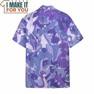 Pokemon Pattern Button Up Shirt Best Pokemon Gifts for Your Loved Ones 3