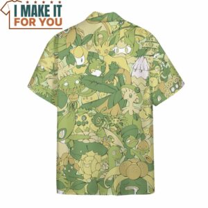 Pokemon Pattern Button Up Shirt Amazing Presents for Pokemon Fans of All Ages 4