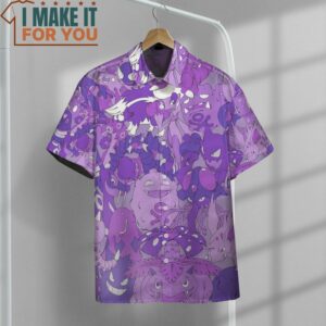 Pokemon Pattern Hawaiianan Shirt Ultimate Gift for Pokemon Fan 2