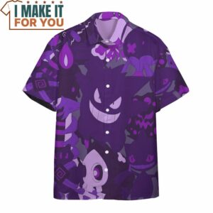 Pokemon Pattern Hawaiianan Shirt Pokemon Gifts for Men 4