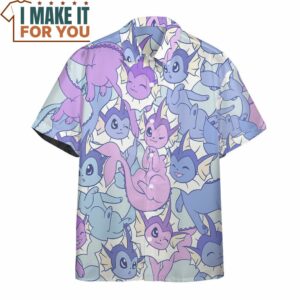 Pokemon Pattern Hawaiianan Shirt Cool Pokemon Gifts 4