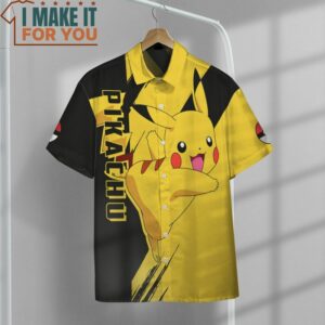 Pokemon Pikachu Hawaiian Button Shirt Best Shirt for Pokemon Enthusiasts 2
