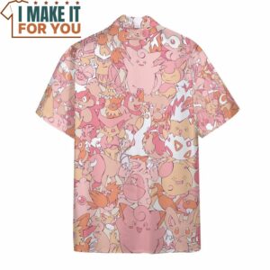 Pokemon Pattern Hawaiianan Shirt Unique Presents for the Stylish Pokemon Lover 3