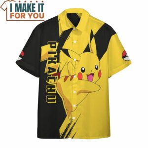 Pokemon Pikachu Hawaiian Button Shirt Best Shirt for Pokemon Enthusiasts 3