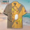 Pokemon Raichu Hawaiian Button Shirt, The Ultimate Pokemon Themed Apparel