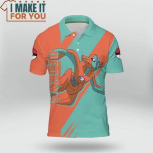 Pokemon Deoxys Polo Shirt Perfect Present for Pokemon Fans 2