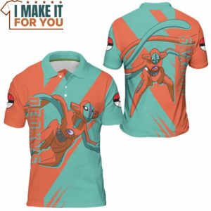 Pokemon Deoxys Polo Shirt Perfect Present for Pokemon Fans 3