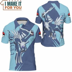 Pokemon Dialga Polo Shirt Perfect Present for Pokemon Fans 3