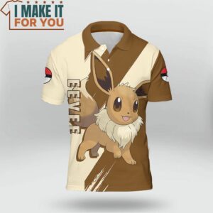 Pokemon Eevee Polo Shirt Perfect Present for Pokemon Fans 2