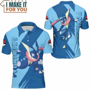 Pokemon Greninja Polo Shirt Exciting Pokemon Gift Ideas 3