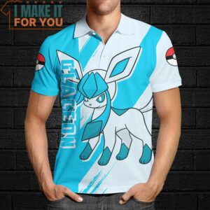 Pokemon Glaceon Polo Shirt Exciting Pokemon Gift Ideas 4