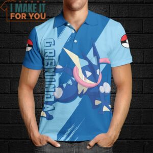 Pokemon Greninja Polo Shirt Exciting Pokemon Gift Ideas 4