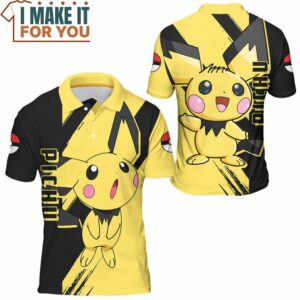 Pokemon Pichu Polo Shirt Best Pokemon Gifts for Your Loved Ones 3