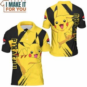 Pokemon Pikachu Polo Shirt Best Pokemon Gifts for Your Loved Ones 3