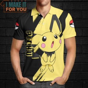 Pokemon Pichu Polo Shirt Best Pokemon Gifts for Your Loved Ones 4