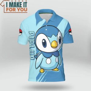 Pokemon Piplup Polo Shirt Best Pokemon Gifts for Your Loved Ones 2