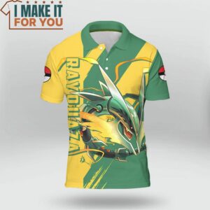 Pokemon Rayquaza Polo Shirt Best Pokemon Gifts for Your Loved Ones 2