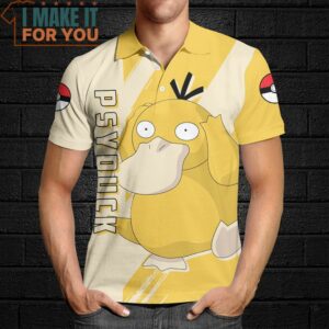 Pokemon Psyduck Polo Shirt Best Pokemon Gifts for Your Loved Ones 4