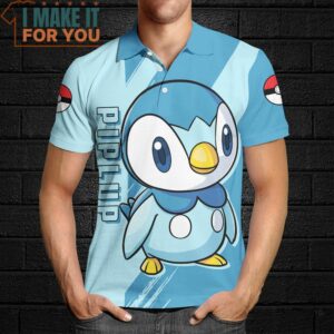 Pokemon Piplup Polo Shirt Best Pokemon Gifts for Your Loved Ones 4