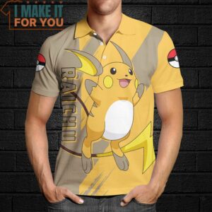 Pokemon Raichu Polo Shirt Best Pokemon Gifts for Your Loved Ones 4