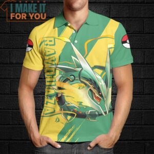 Pokemon Rayquaza Polo Shirt Best Pokemon Gifts for Your Loved Ones 4