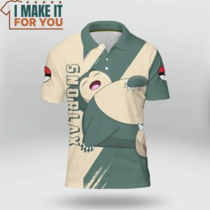 Pokemon Snorlax Polo Shirt Best Pokemon Gifts for Your Loved Ones 2