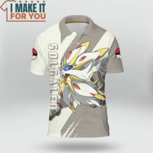 Pokemon Solgaleo Polo Shirt Best Pokemon Gifts for Your Loved Ones 2