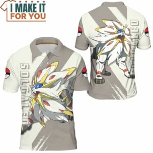 Pokemon Solgaleo Polo Shirt Best Pokemon Gifts for Your Loved Ones 3