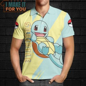 Pokemon Squirtle Polo Shirt Best Pokemon Gifts for Your Loved Ones 4