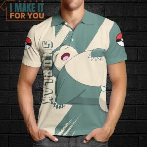 Pokemon Snorlax Polo Shirt Best Pokemon Gifts for Your Loved Ones 4