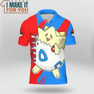 Pokemon Togepi Polo Shirt Top Pokemon Gifts for Adults 2