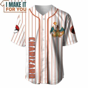 Pokemon Charizard Custom Name Baseball Jersey Gifts for Pokemon Lovers 2