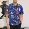 Pokemon Dragon Seamless Pattern Baseball Jersey, Gifts for Pokemon Lovers