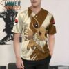 Pokemon Eevee Cute Baseball Jersey, Pokemon Gifts for Men