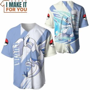 Pokemon Lugia Baseball Jersey Ultimate Gift for Pokemon Fan 3