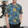 Pokemon Water Seamless Pattern Baseball Jersey, Perfect Present for Pokemon Fans